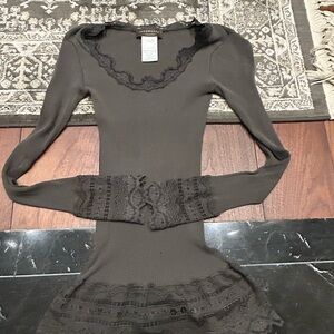 Rosemunde Copenhagen Elegant Lace Trim Dress